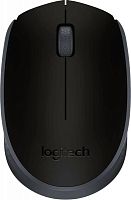 Мышь Logitech M171 черный/серый оптическая (1000dpi) беспроводная USB для ноутбука (2but) | код 1964094 | Logitech