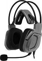 Наушники с микрофоном A4Tech Bloody G575 серый 2м мониторные USB оголовье (G575 USB/ GREY) | код 1595329 | A4TECH