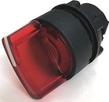КПЕ 41РЛ красный IP40 LAY4-EK54.BR Головка для переключателя 22 мм 3 позиции с подсветкой с возвратом | код LAY4-EK54.BR | Briswik