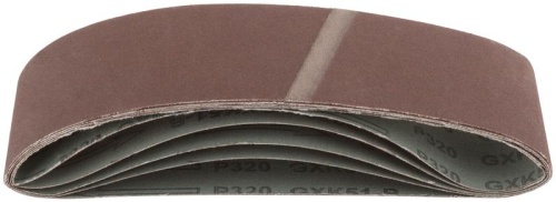 Ленты шлифовальные бесконечные, водостойкие, на тканевой основе, 5 шт, 75х533 мм Р 320 | код 39700 | FIT Ленты шлифовальные бесконечные, водостойкие, на тканевой основе, 5 шт, 75х533 мм Р 320 | код 39700 | FIT