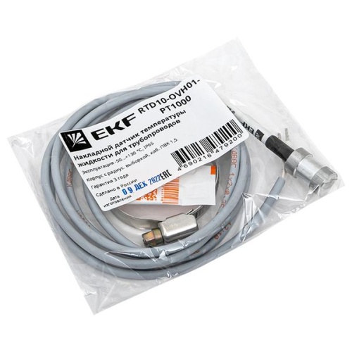 Накладной датчик температуры жидкости для трубопроводов EKF RTD10-OVH01-PT1000 | код RTD10-OVH01-PT1000 | EKF фото 3 Накладной датчик температуры жидкости для трубопроводов EKF RTD10-OVH01-PT1000 | код RTD10-OVH01-PT1000 | EKF фото 3