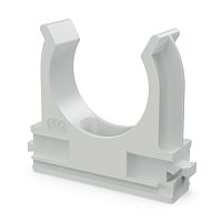 Крепеж-клипса для труб Полистирол d32 мм (10шт/500шт уп/кор) Промрукав | код PR.02732м | ПРОМРУКАВ