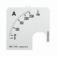 Шкала для амперметра |  код.  SCL-A1-500/48 |  ABB