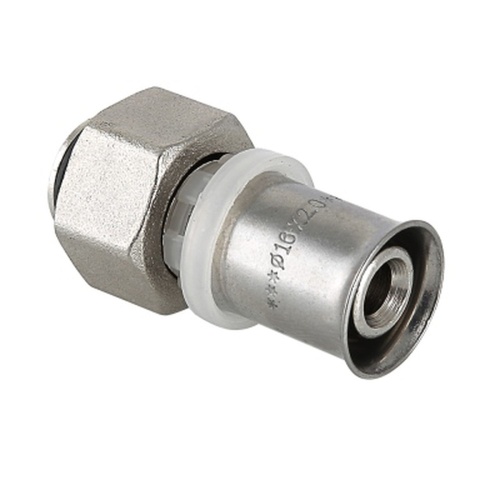 Соединитель коллекторный пресс для м./п. трубы 16(2,0) х 1/2" | код. VTc.712.N.1604 | VALTEC Соединитель коллекторный пресс для м./п. трубы 16(2,0) х 1/2" | код. VTc.712.N.1604 | VALTEC