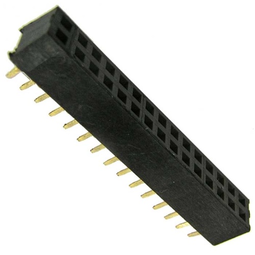 Гнездо для плат 2.54 мм RUICHI PBD 30, 30 контактов | код 63454 | Ruichi