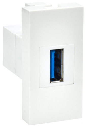 PRIMER РКЮ-10-00-П Розетка USB A 3.0 (1 мод.) бел. IEK | код PR-KK40D-RU-0-1-A3-K01 | IEK PRIMER РКЮ-10-00-П Розетка USB A 3.0 (1 мод.) бел. IEK | код PR-KK40D-RU-0-1-A3-K01 | IEK