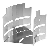 Угол горизонтальный изменяемый 0-45 градусов Стандарт INOX (AISI 304) 100х100 Промрукав | код PR16.3586 | ПРОМРУКАВ