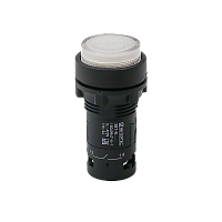 Кнопка белая выступающая с подсветкой, 1NO, 24V AC/DC, IP54, пластик MTB7-EW31611 | код 132717 | MEYERTEC