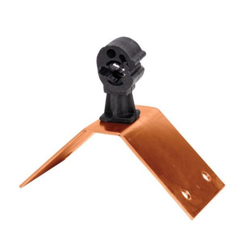 Держатель кровельный на конек с пластиковым фиксатором, Cu EKF PROxima | код lp-42210-cu | EKF фото 3