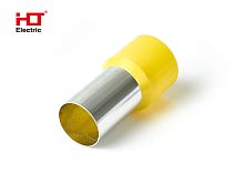 Наконечник-гильза Е70-20 70мм2 с изолированным фланцем желтый HLT | код 084-04-360 | HLT