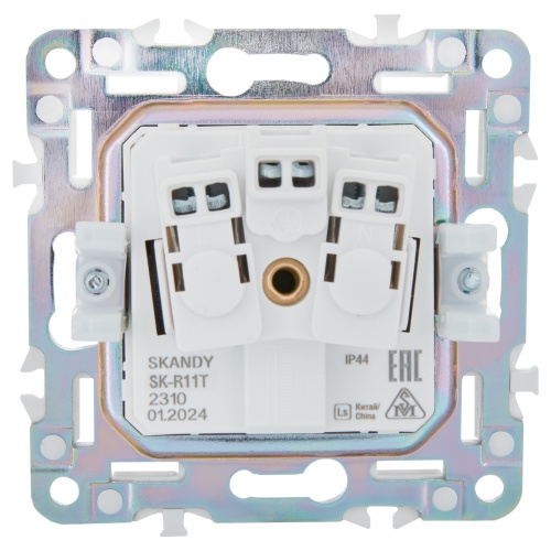 SKANDY Роз. з/к/ш кр. 16А IP44 SK-R11T титан IEK | код SK-R16-16-44-K48 | IEK фото 3 SKANDY Роз. з/к/ш кр. 16А IP44 SK-R11T титан IEK | код SK-R16-16-44-K48 | IEK фото 3