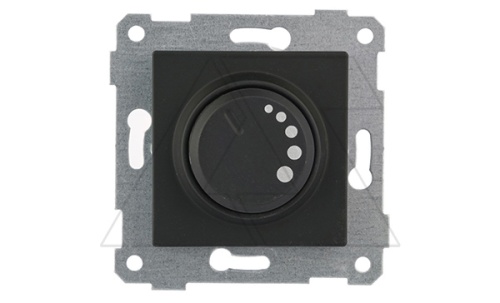 Rita - Светорегулятор (RC) с подсветкой, поворотный, 325 Вт, черный мат | код 2200-447-0284 | Mutlusan Rita - Светорегулятор (RC) с подсветкой, поворотный, 325 Вт, черный мат | код 2200-447-0284 | Mutlusan