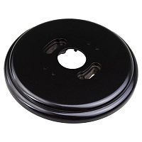 Рамка 1-м R пластик черн. | код RF1-610-23 | Bironi