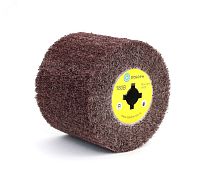 Валик Д120x100x19, нетканый материал с абразивом LP-180R по дереву для щеточных шлиф машин (6-062) | код PLM.RB12010019WP180B | ОСБОРН
