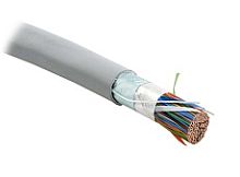 Hyperline FUTP100-C3-S24-IN-LSZH-GY Кабель витая пара. экранированная F/UTP. категория 3. 100 пар (24 AWG). одножильный (solid). экран-фольга. LSZH нг(А)-HF. -20 C - +60 C. серый | код 47355 | Hyperline