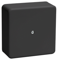 Коробка расп. КМ о/п 100х100х29мм черная IEK | код UKO10-100-100-029-K02-E | IEK