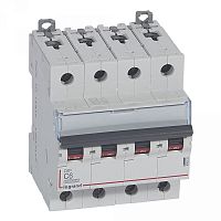 Выключатель автоматический четырехполюсный DX3 10000 6А C 16кА | код. 409333 |  Legrand 