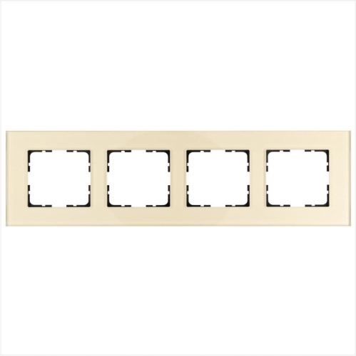 Рамка 4-постовая, стекло Champagne Gold | код G1004GG | Jasmart Рамка 4-постовая, стекло Champagne Gold | код G1004GG | Jasmart