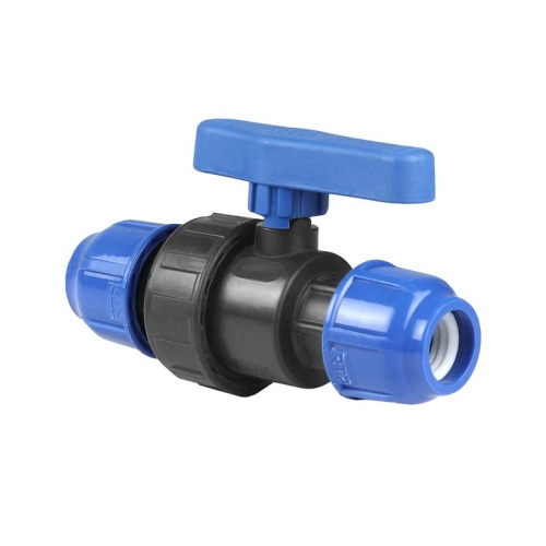 Кран шаровой компрессионный PN10 d32 для ПЭ труб | код 14391 | RTP Кран шаровой компрессионный PN10 d32 для ПЭ труб | код 14391 | RTP