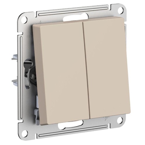 Выключатель 2-кл. AtlasDesign (сх.6/2) 10AX механизм песочн. | код. ATN001265 | Systeme Electric Выключатель 2-кл. AtlasDesign (сх.6/2) 10AX механизм песочн. | код. ATN001265 | Systeme Electric