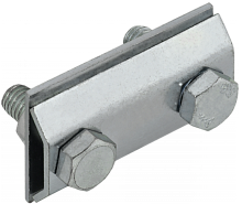 Заж. соед. сквозной пр.-пр. 8мм оц. сталь IEK | код ZCC86-11-1-08 | IEK