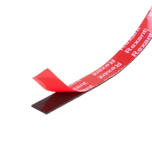 Лента клейкая двухсторонняя на VHB акриловой основе 6ммх5м черн. Rexant 09-6045 фото 3 Лента клейкая двухсторонняя на VHB акриловой основе 6ммх5м черн. Rexant 09-6045 фото 3