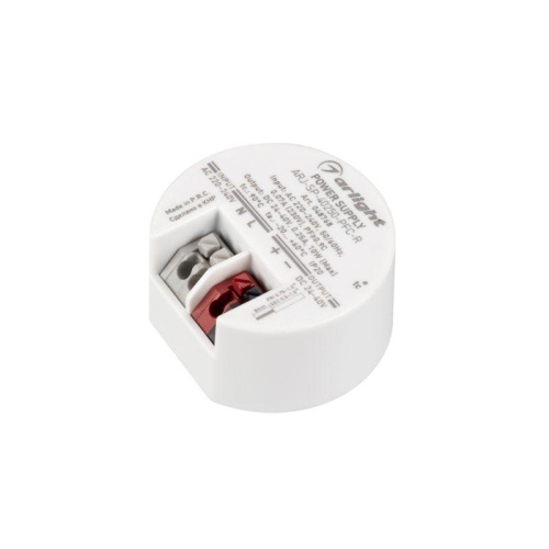 Блок питания ARJ-SP-40250-PFC-R (10W, 24-40V, 250mA) (ARL, драйвер для светодиодов и светильников, IP20 пластик, 5 лет) | код 48768 | Arlight