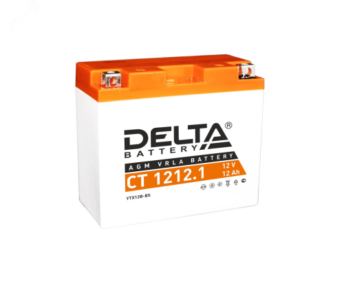 Аккумулятор CT 12В 12Ач | код CT 1212.1 | Delta MOTO