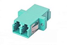 Адаптер оптический OM3 дуплекс LC с фланцами бирюз. Eurolan 36A-30-2L-02AQ