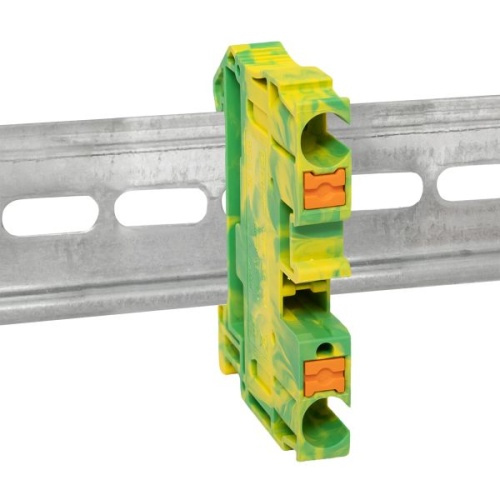 Клеммная колодка пружинная 6 Push-in земля | код PIT-6-pe | EKF фото 3