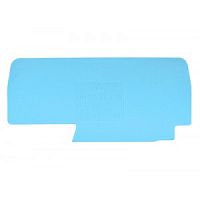 Разделительная пластина, для клемм WKFN 4 D1/2..., цвет: синий | код 07.312.9555.6 | Wieland