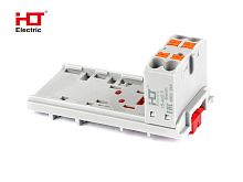 Распределительный Блок ПНК-15-4x2.5мм2 крепление PAD-NS15/35 HLT | код 081-27-012 | HLT