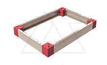 Уголки универсальные для основания высотой 200мм, RAL7012, 4шт. | код 708-200 | Tekpan