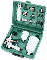 JA-6111K Набор пистолет покрасочный Краскопульт JA-6111 с аксессуарами, 15 предметов | код JA-6111K | JONNESWAY