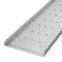 Лоток перфорированный Стандарт INOX (AISI 304) 400х50х3000 (1,0 мм) (3 м/уп) Промрукав | код PR16.2341 | ПРОМРУКАВ