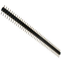 Штырь для плат 2.54 мм RUICHI PSLM-1х40, 40 контактов | код 61752 | Ruichi