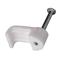 Крепеж кабеля плоский 10 х 3 мм, белый (упак. 50 шт) REXANT | код 07-4209 | REXANT