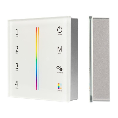 Панель Sens SMART-P55-MULTI White (3В 4 зоны 2.4G) (IP20 пластик) Arlight 028309 Панель Sens SMART-P55-MULTI White (3В 4 зоны 2.4G) (IP20 пластик) Arlight 028309