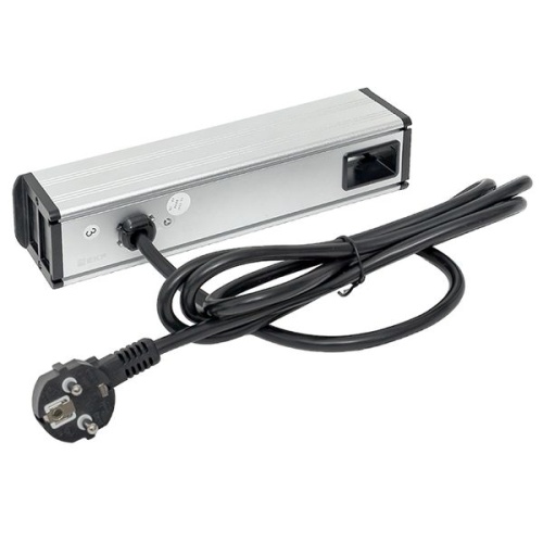 Встраиваемый настольный розеточный блок для крепления к столу, 10 модулей, C-Line | код cl-vnbco-10-s | EKF фото 4