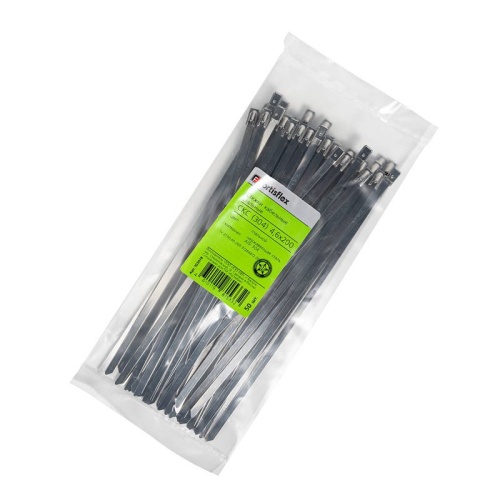 Хомут кабельный СКС (304) 4.6х200 стальной (уп.50шт) Fortisflex 103078 Хомут кабельный СКС (304) 4.6х200 стальной (уп.50шт) Fortisflex 103078