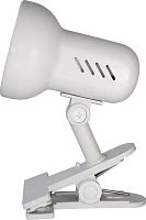 Светильник H-035 прищепка 220В 40Вт метал. бел. | код 7198 | Camelion