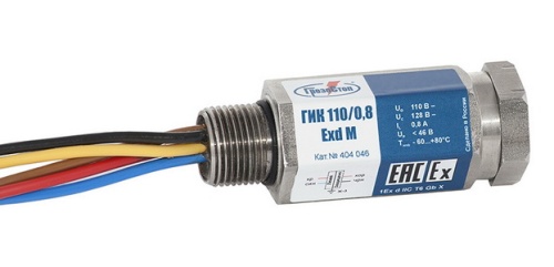 УЗИП в корпусе из нержавеющей стали с гайкой-заглушкой, серии ГИК 110/2 Exd M | код 404 047 | Hakel
