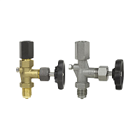 Вентиль игольчатый 910.11 латунь 1/2' внешняя + G 1/2' LN-RH муфта DIN 16270 | код 9090169 | WIKA