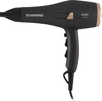 Фен Starwind SHD 6077 2000Вт графитовый/золотистый | код 1980451 | STARWIND