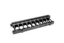 Горизонтальный кабельный органайзер с пластиковыми пальцами 19 3U | код ГКО-П-3-9005 | ЦМО