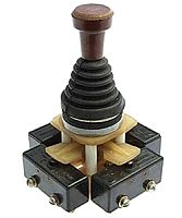 Переключатель ПК12-21-802-54 УХЛ3, 380В/50Гц, 10А, без защиты от попадания стружки, рукоятка - 8 полюсов с пятью фиксирующими положениями, IP54, переключатель крестовой (ЭТ) | код ET557389 | Электротехник