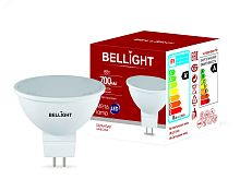 Лампа светодиодная LED 8Вт 3000K 700Лм MR16 | код 88297913 | BELLIGHT