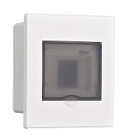 Корпус пласт. навесной прозр. дв. 1 ряд 4 мод. IP41 ЩРН-П | код 31060DEK | DEKraft