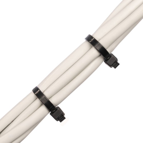 Стяжки нейлоновые НСС «EasyFix» 4х100 (черн) (100 шт) | код 89923 | Fortisflex фото 4
