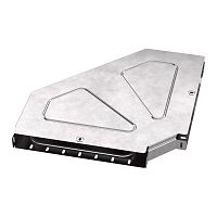 Угол горизонтальный 90 градусов с крышкой Стандарт 400х50 Промрукав | код PR16.0622 | ПРОМРУКАВ